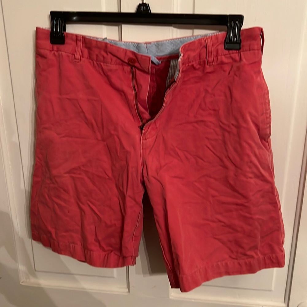 Lands End Mens Shorts, 18H (about size 32), Nantucket Red